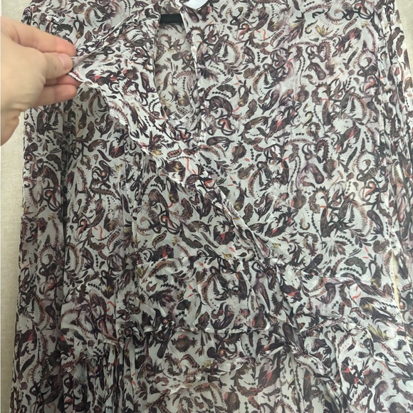 IRO Ruffle Dress- good condition- Size FR 40 - Picture 6 of 7